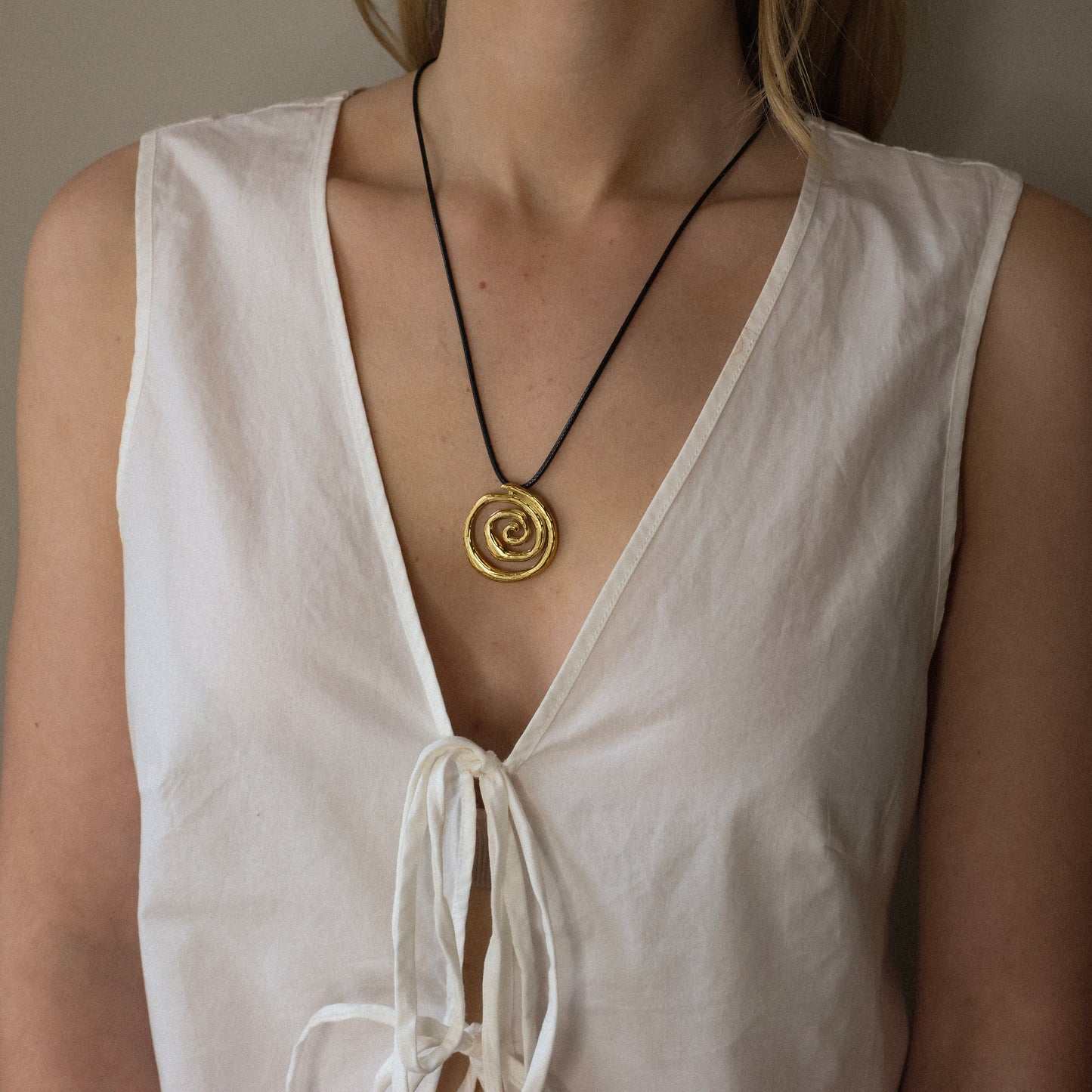 Spiral Cord Necklace