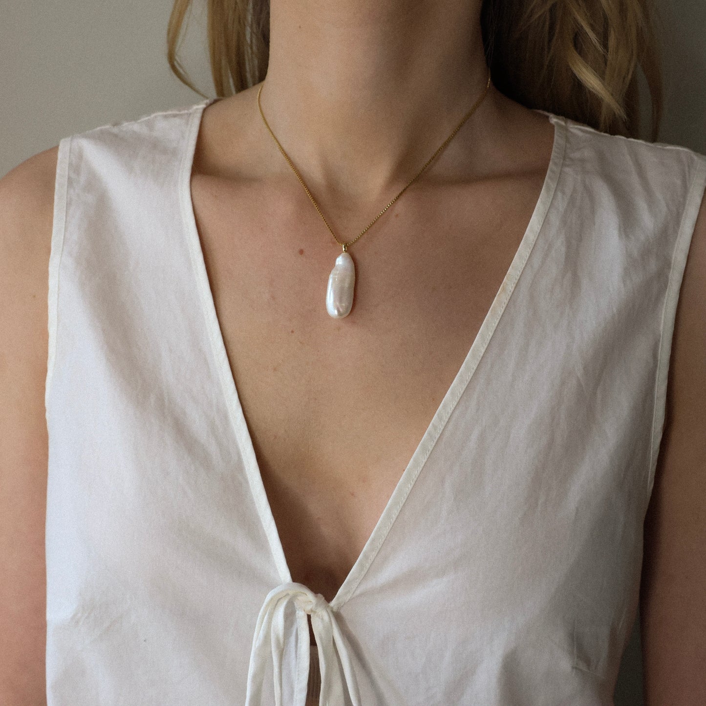 Pearl Drop Necklace