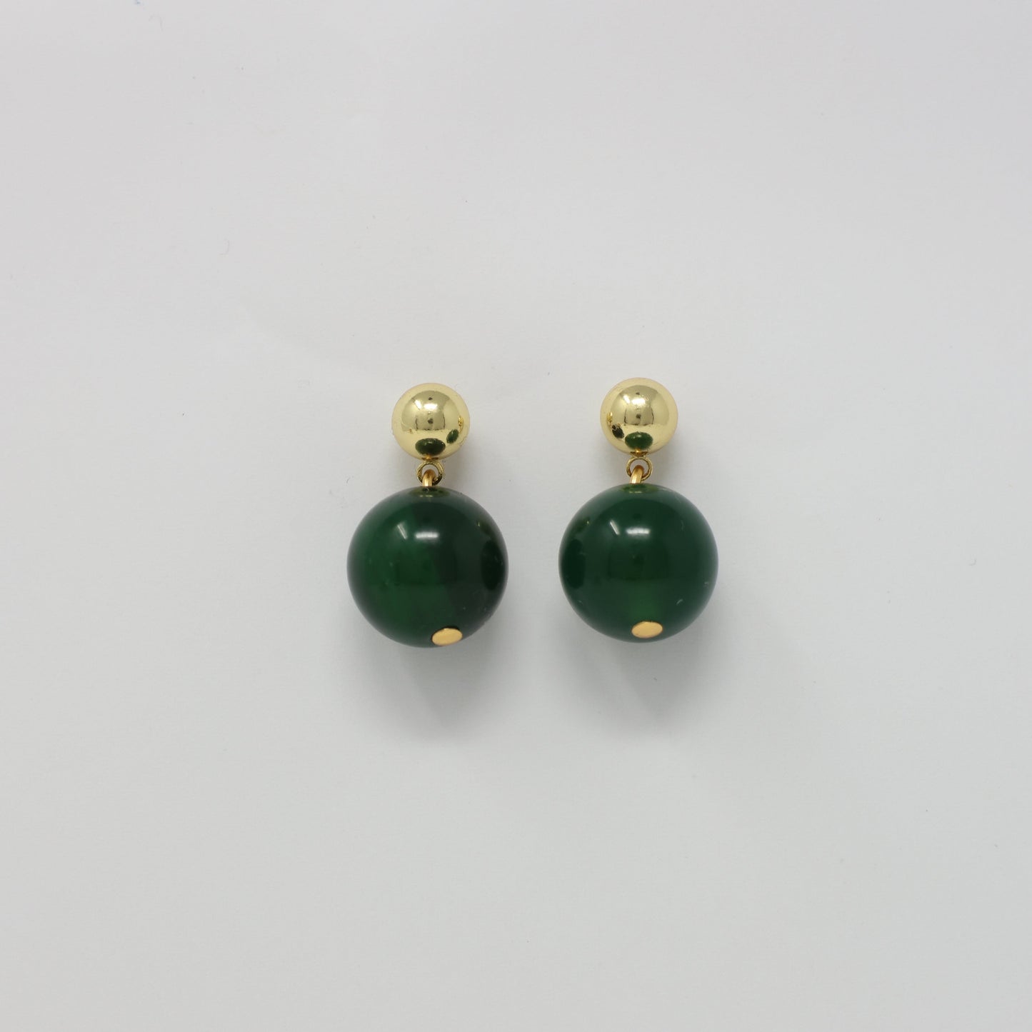 Taylor Earrings - Green Onyx