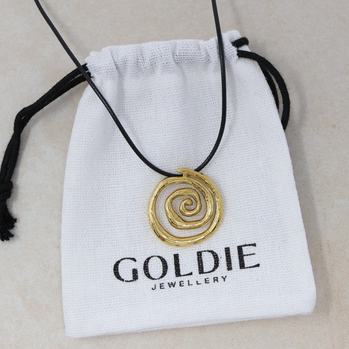 Spiral Cord Necklace