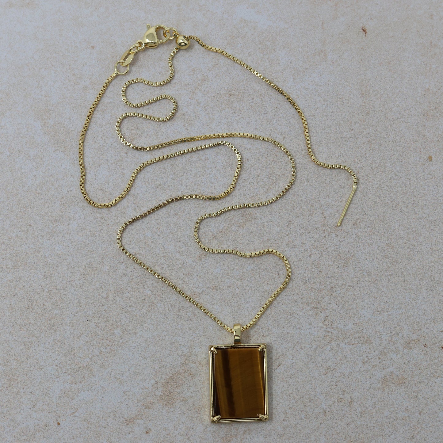 Irene Necklace - Tigers Eye