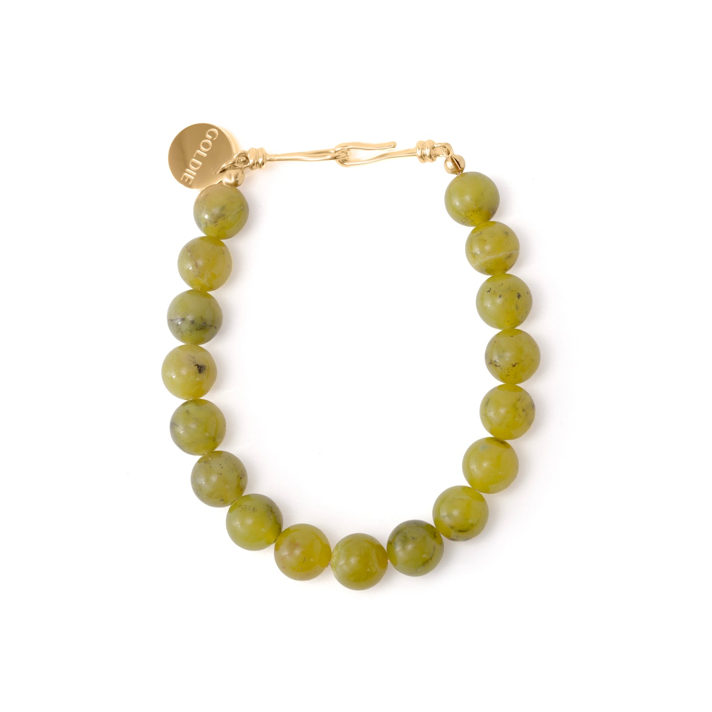 Camille Bracelet - Olive Jade