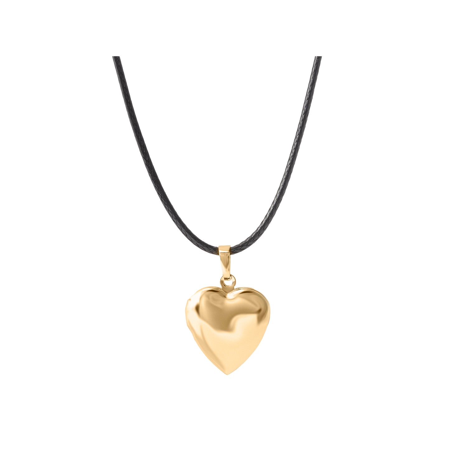 Heart Locket on Cord Necklace