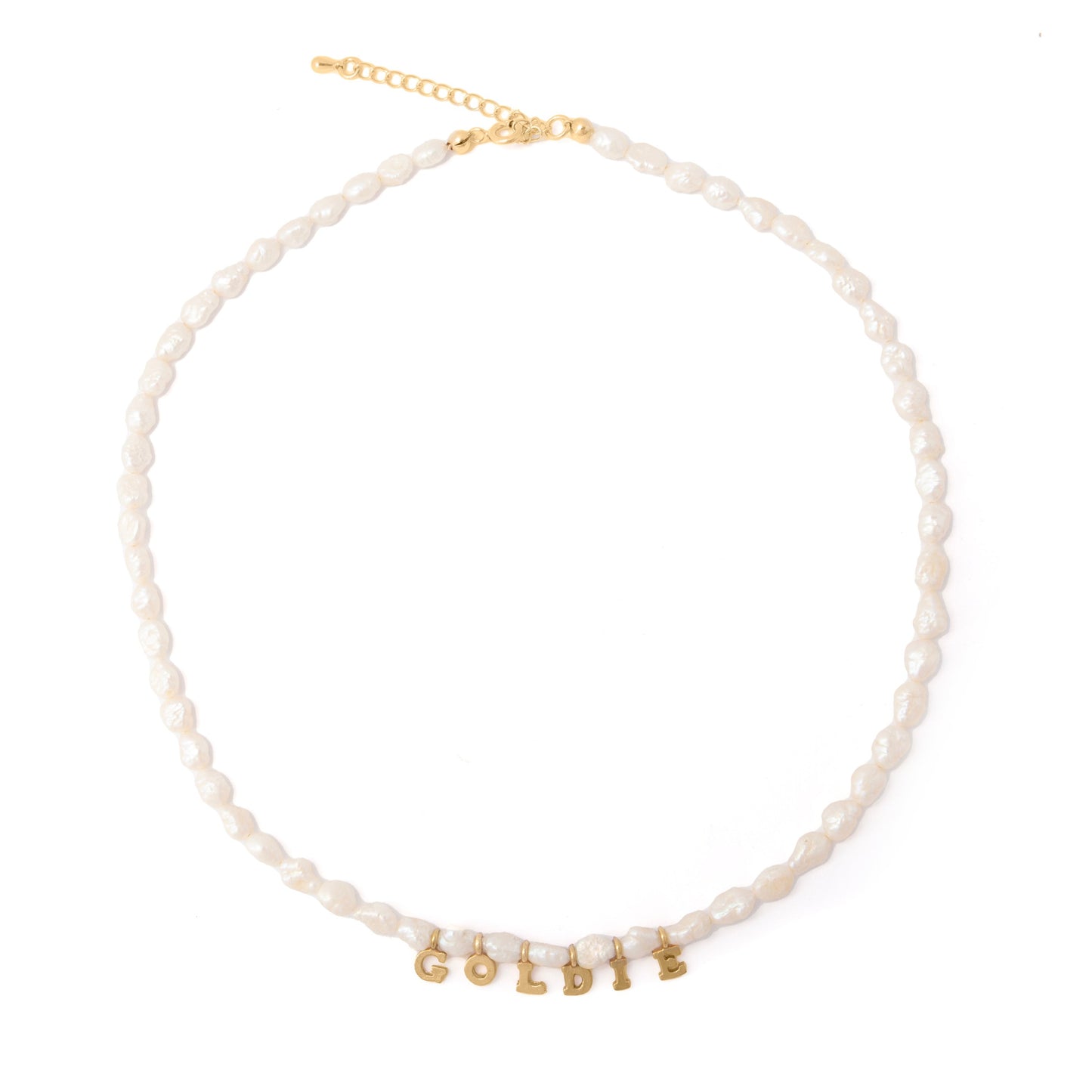 Mermaid Pearl Name Necklace