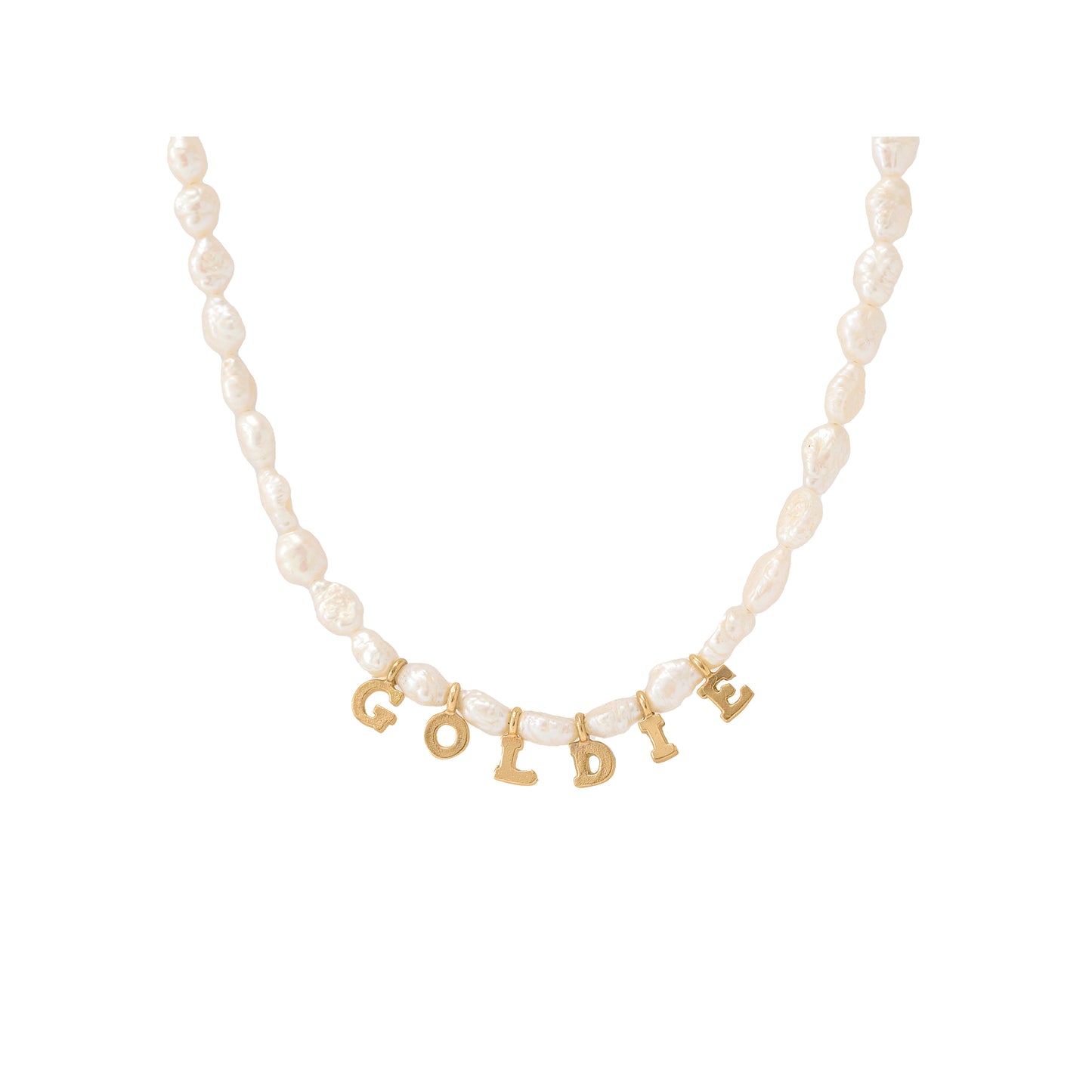 Mermaid Pearl Name Necklace