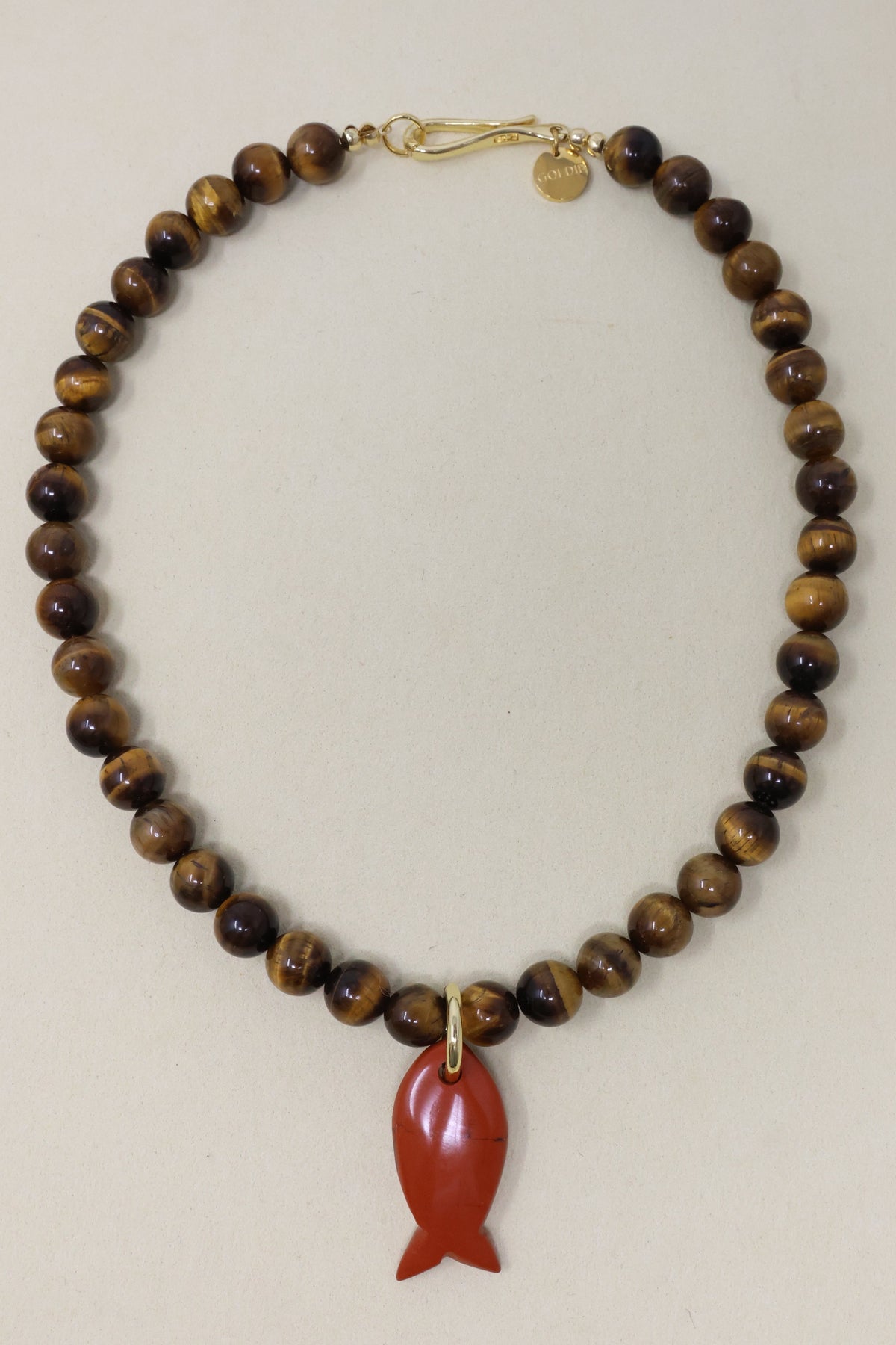 Red Jasper Fish Charm