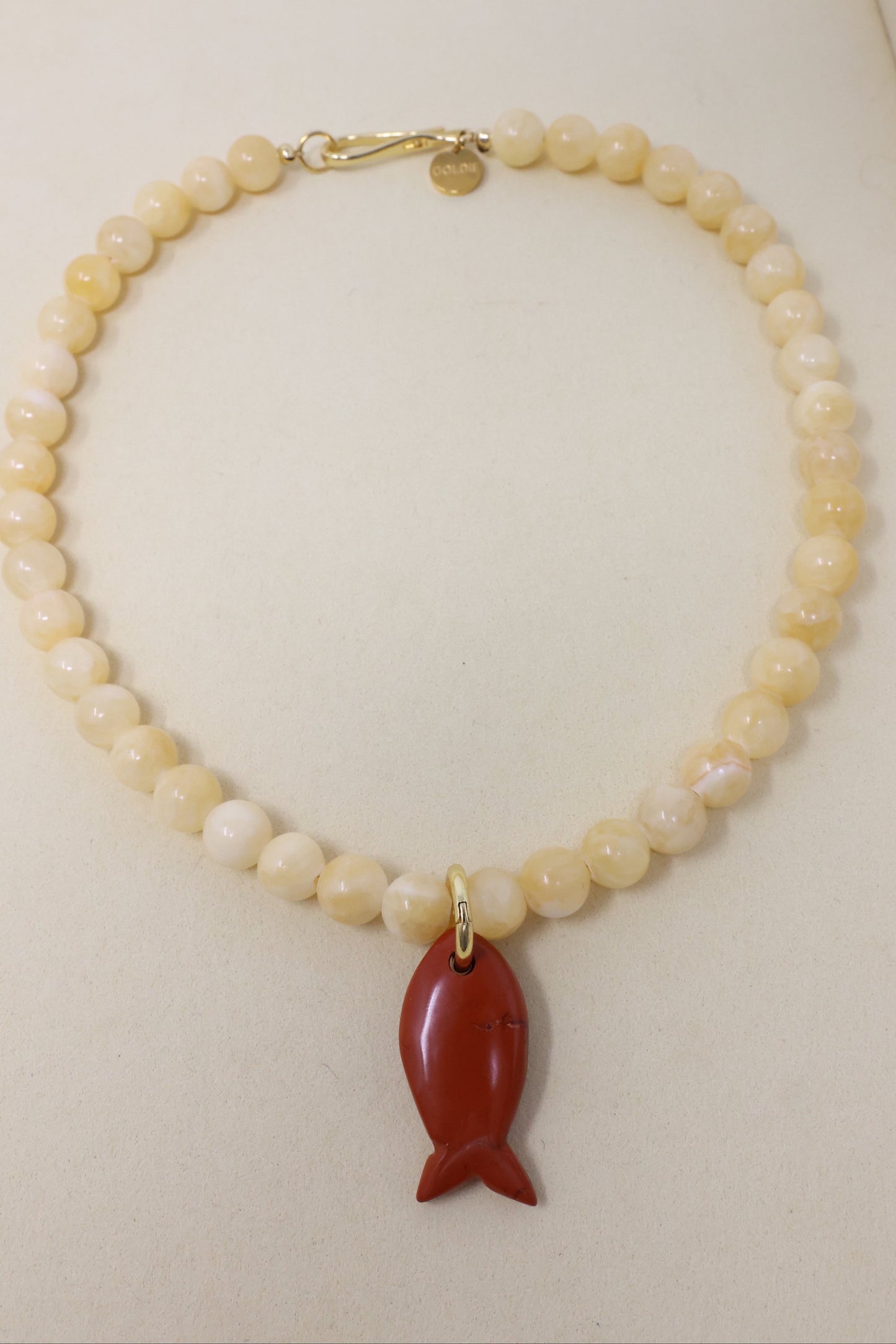 Red Jasper Fish Charm