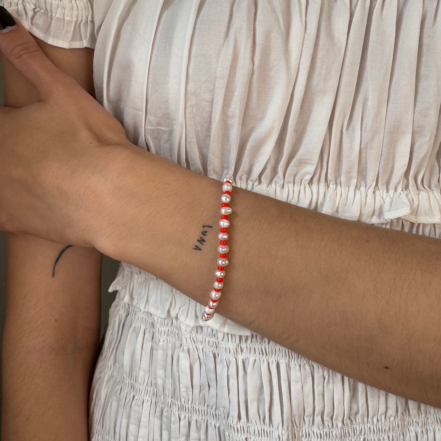 Poppy Bracelet - Pop Red