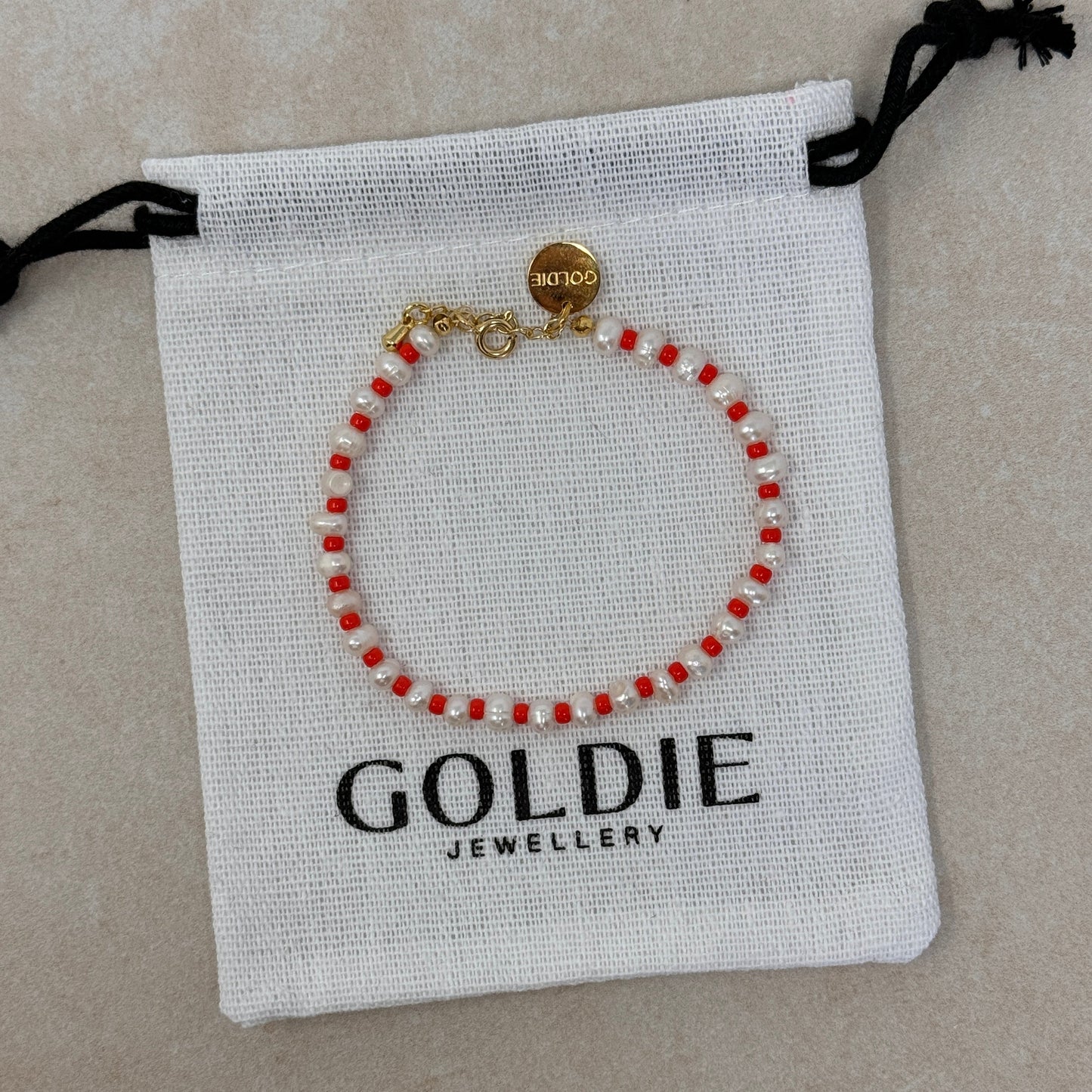 Poppy Bracelet - Pop Red