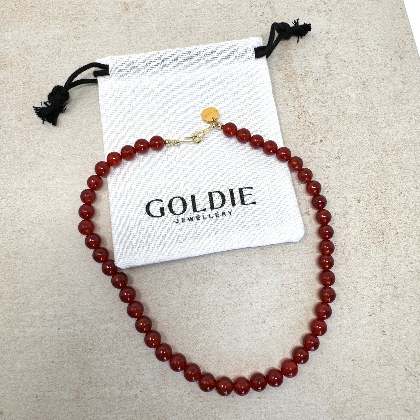 Camille Necklace - Carnelian