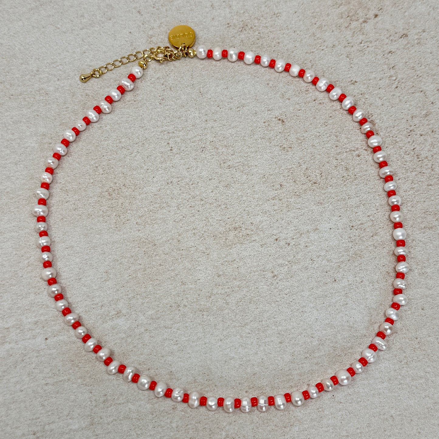 Poppy Necklace - Pop Red