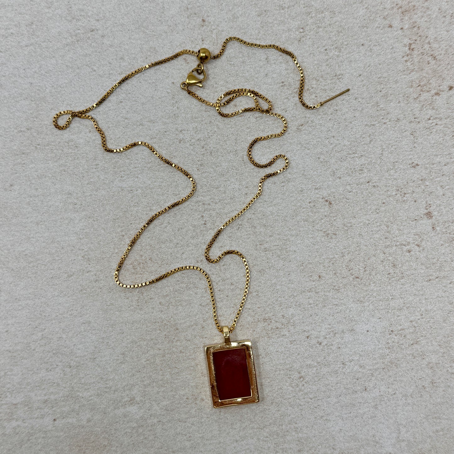 Irene Necklace - Carnelian