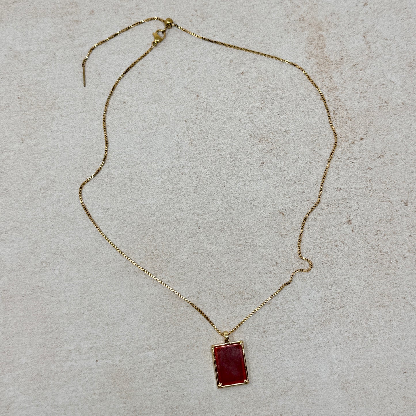 Irene Necklace - Carnelian