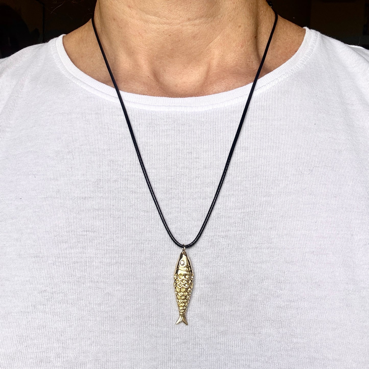 Fish Cord Necklace