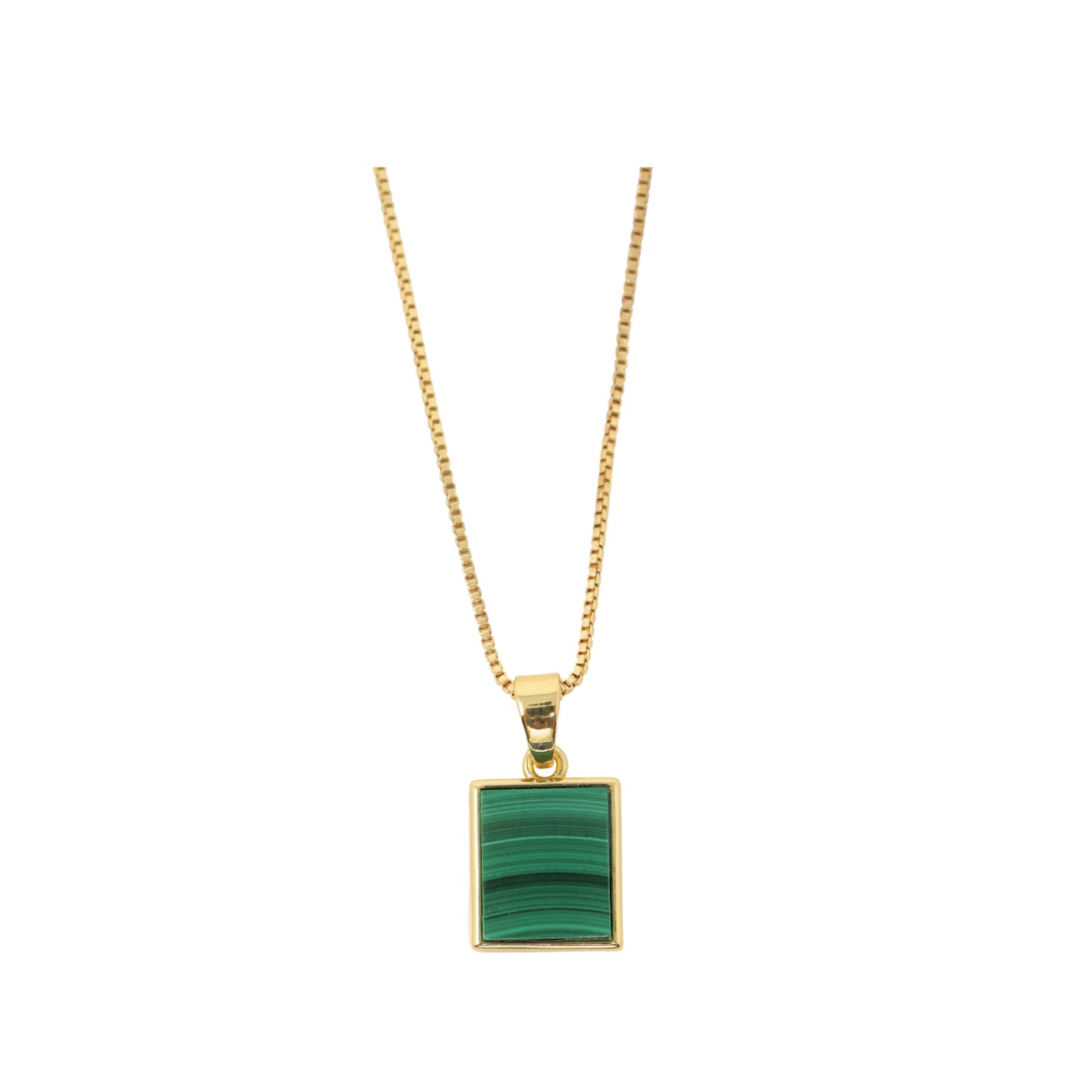 Stilla Necklace - Malachite