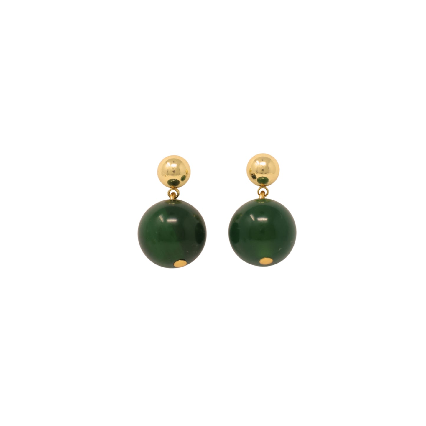 Taylor Earrings - Green Onyx