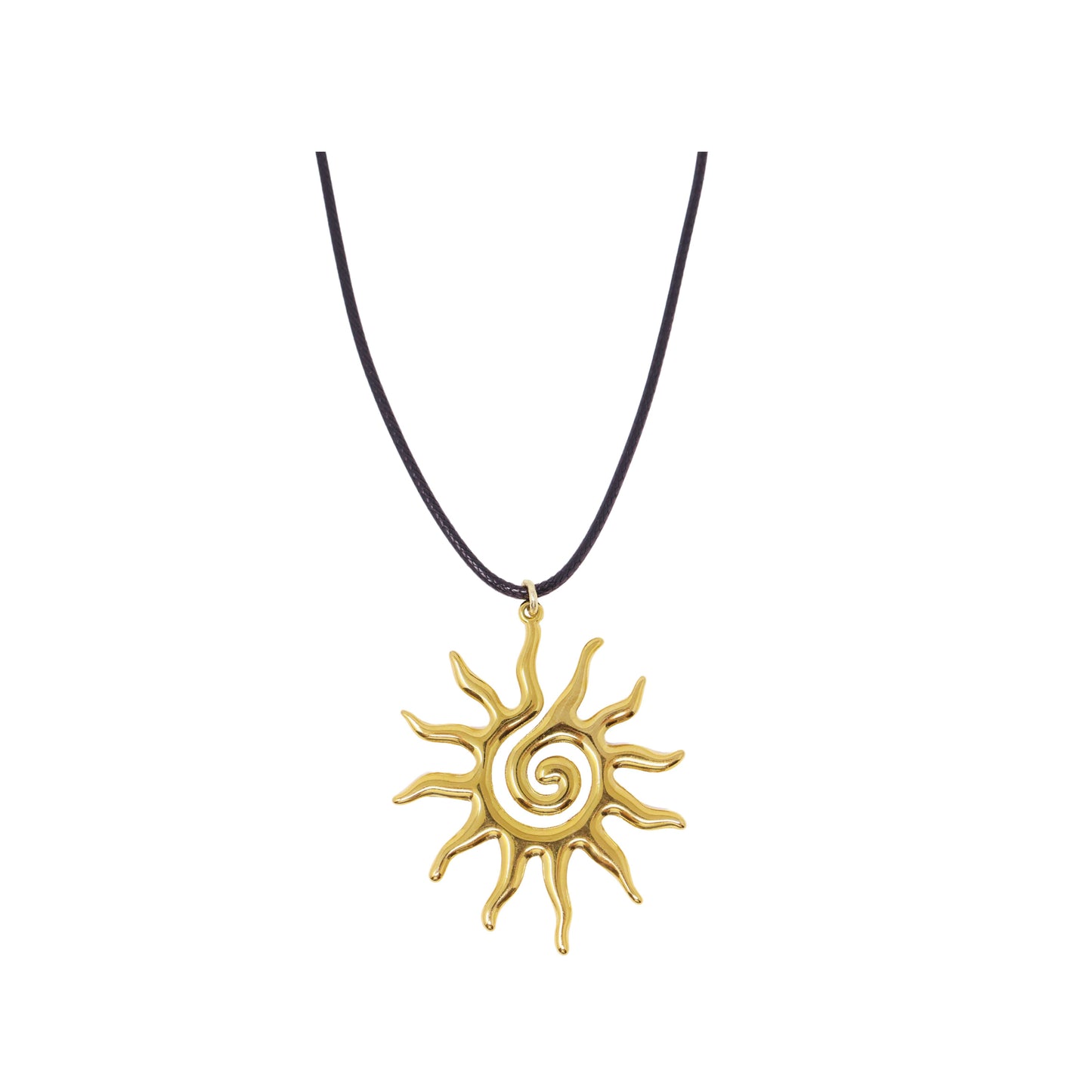 Sunburst Cord Necklace