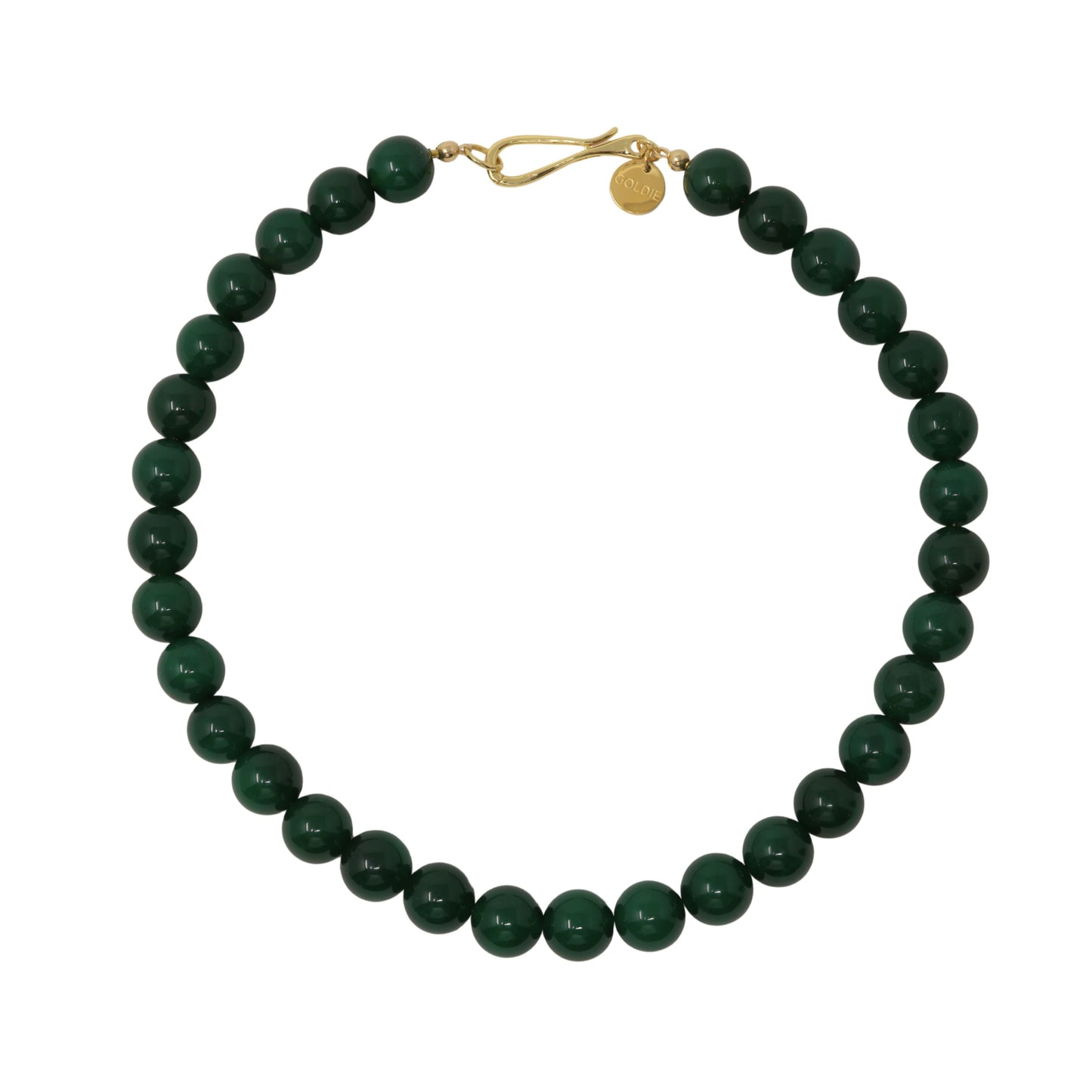 Iona Necklace - Green Onyx