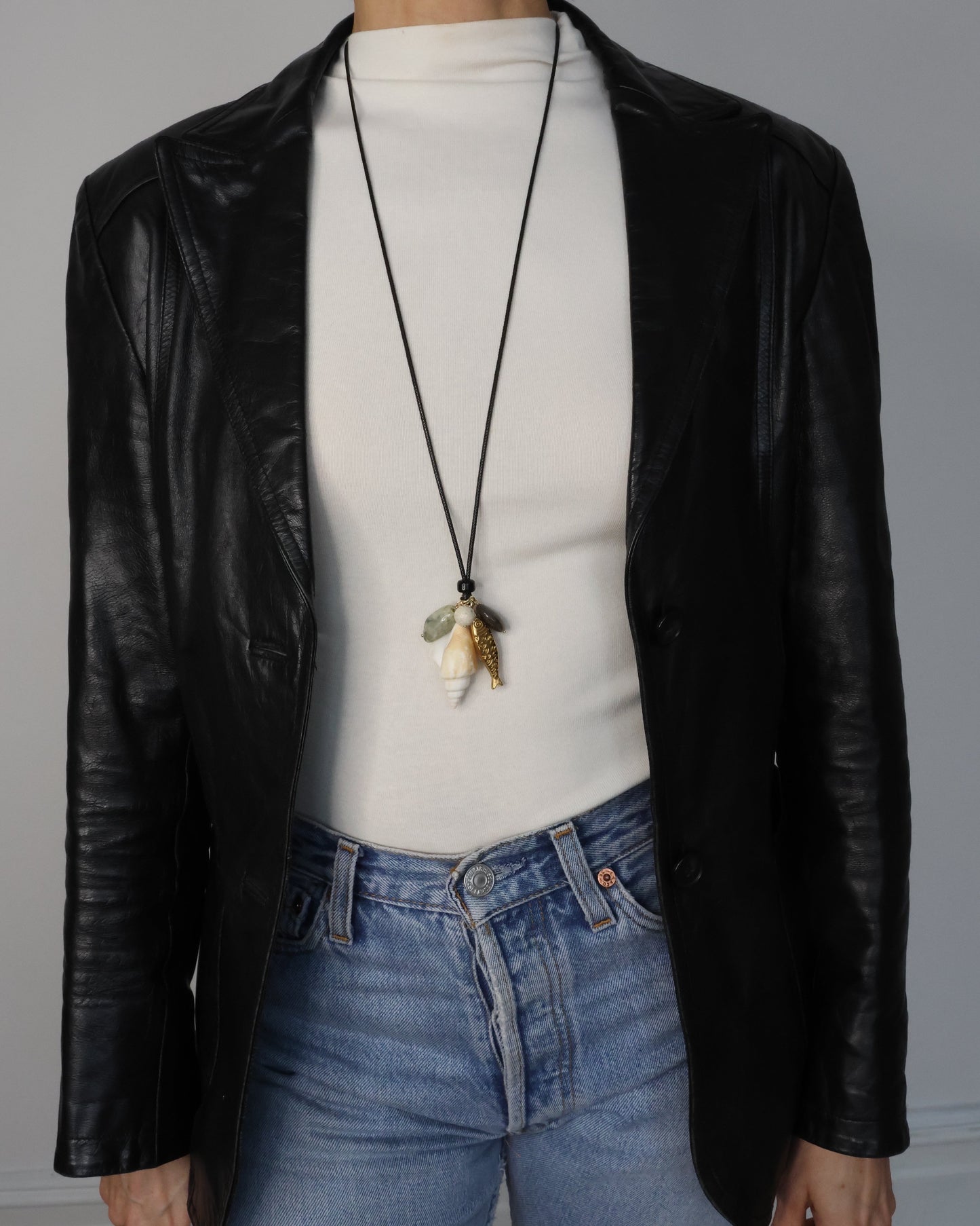 Cali Charm Cord Necklace