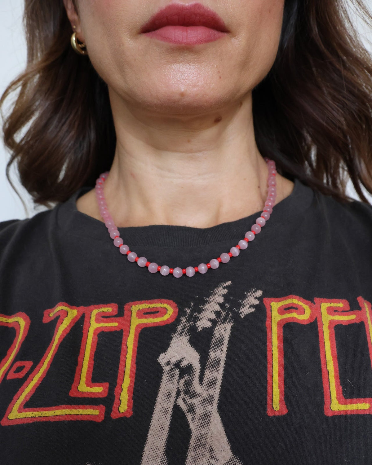 Candy Necklace - Powder Pink