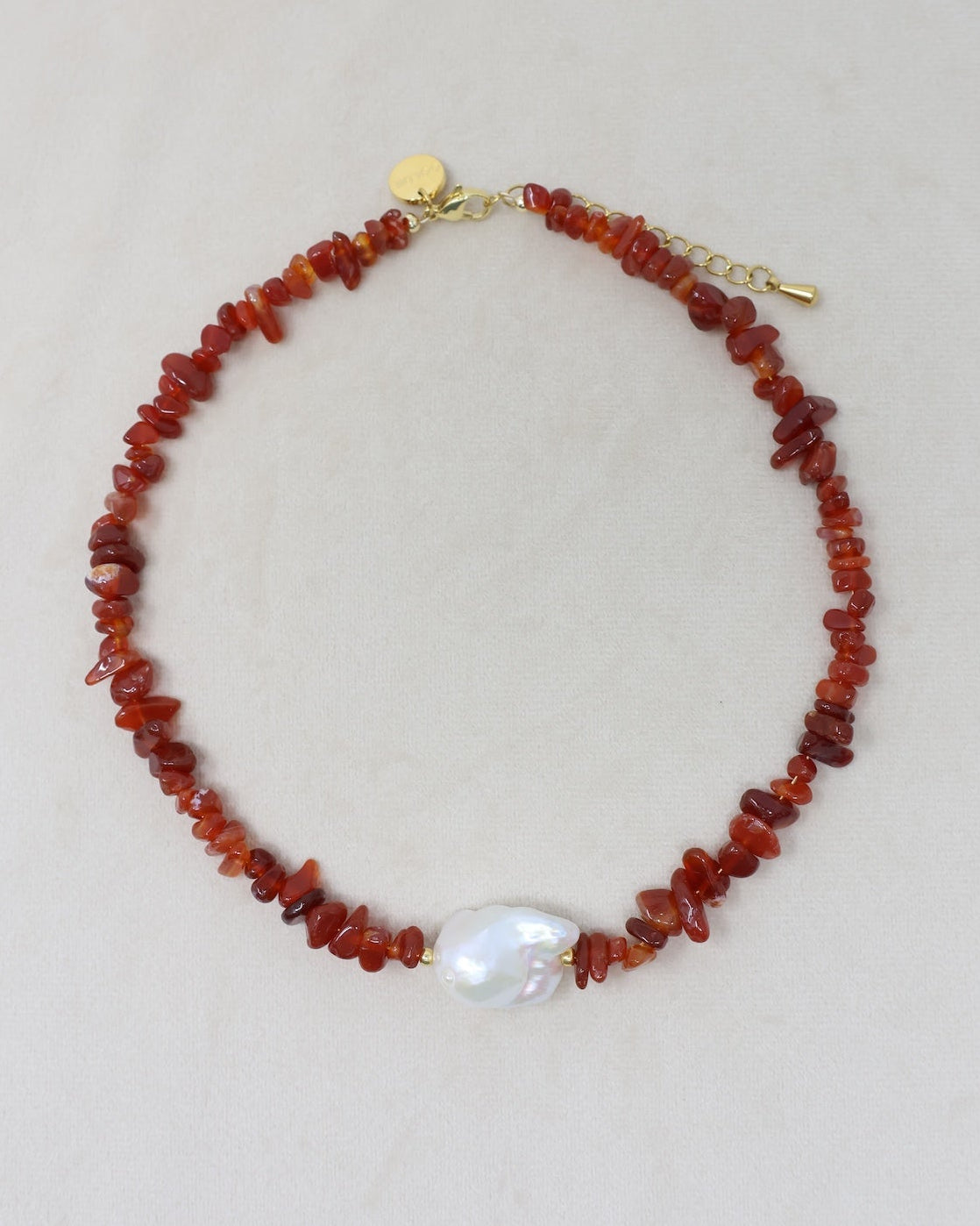 Allegra Necklace - Carnelian