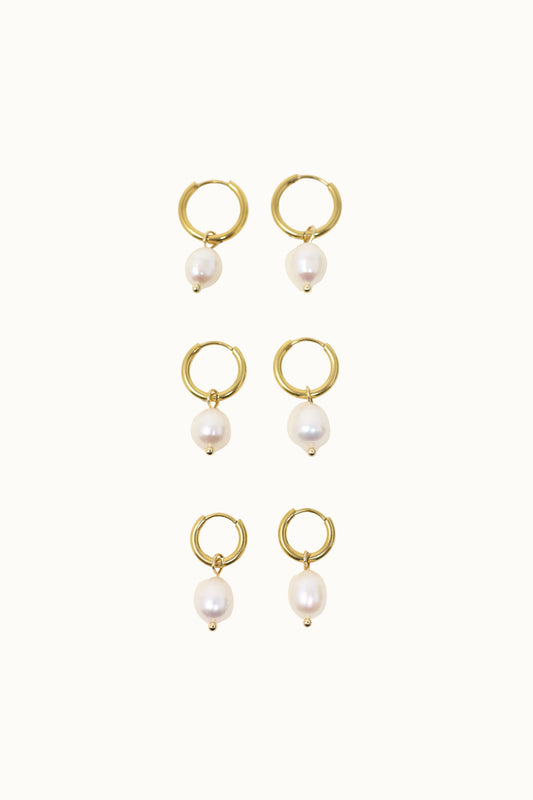 Pearl Hoops