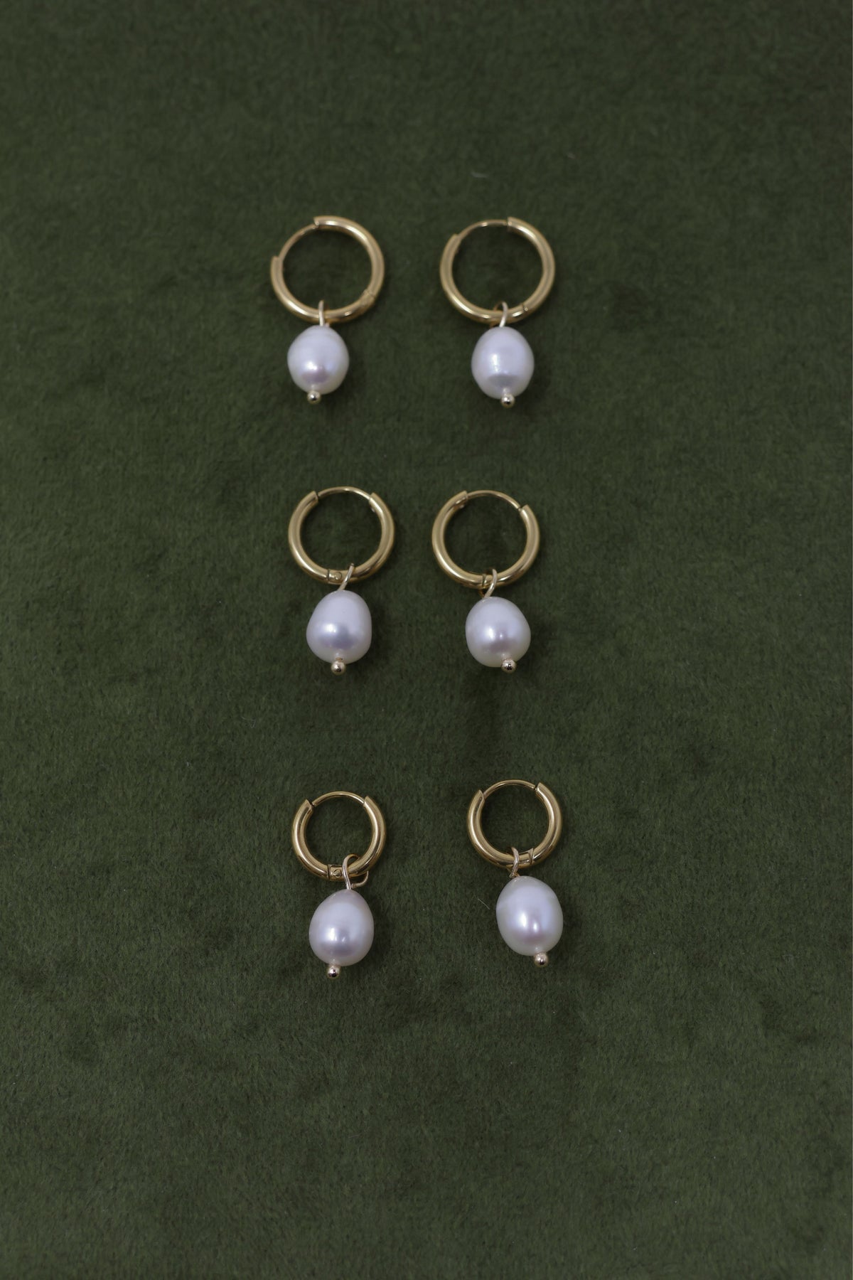 Pearl Hoops