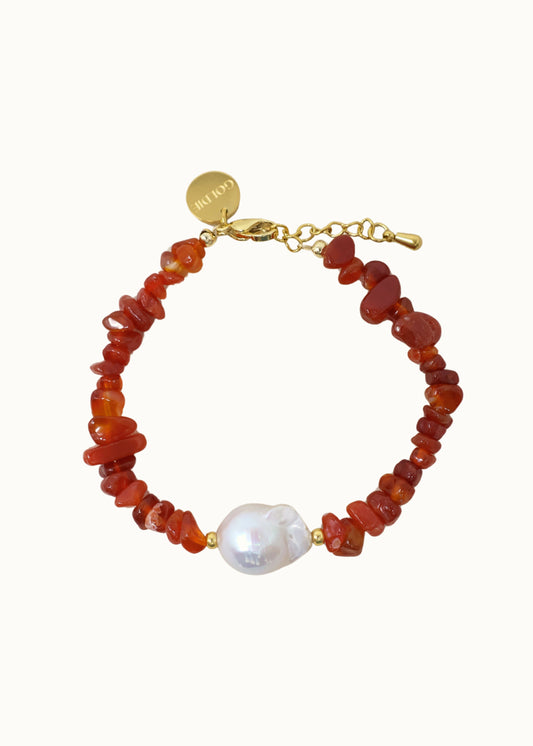 Allegra Bracelet - Carnelian