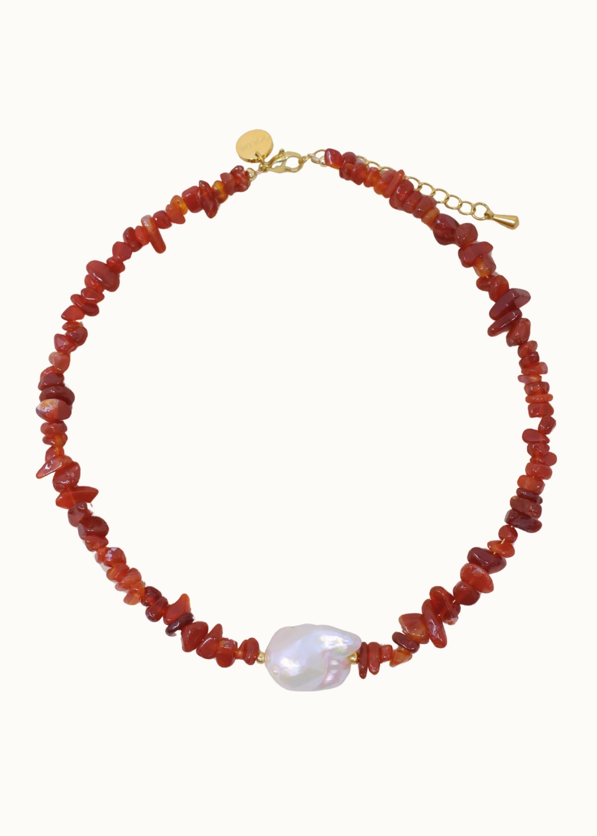 Allegra Necklace - Carnelian
