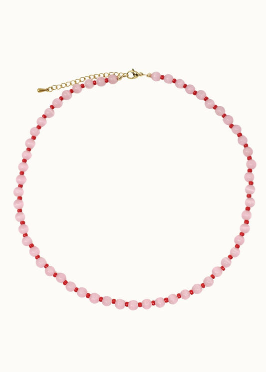 Candy Necklace - Powder Pink