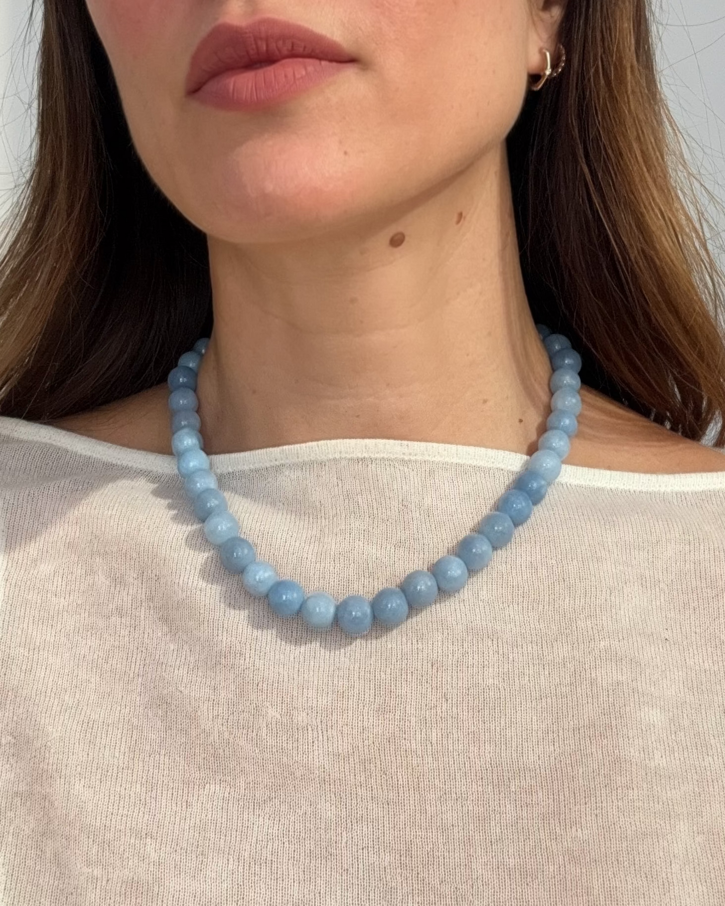 Iona Necklace - Pastel Blue