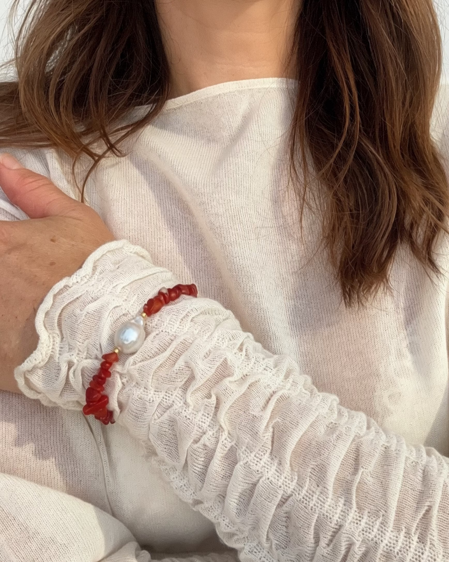 Allegra Bracelet - Carnelian