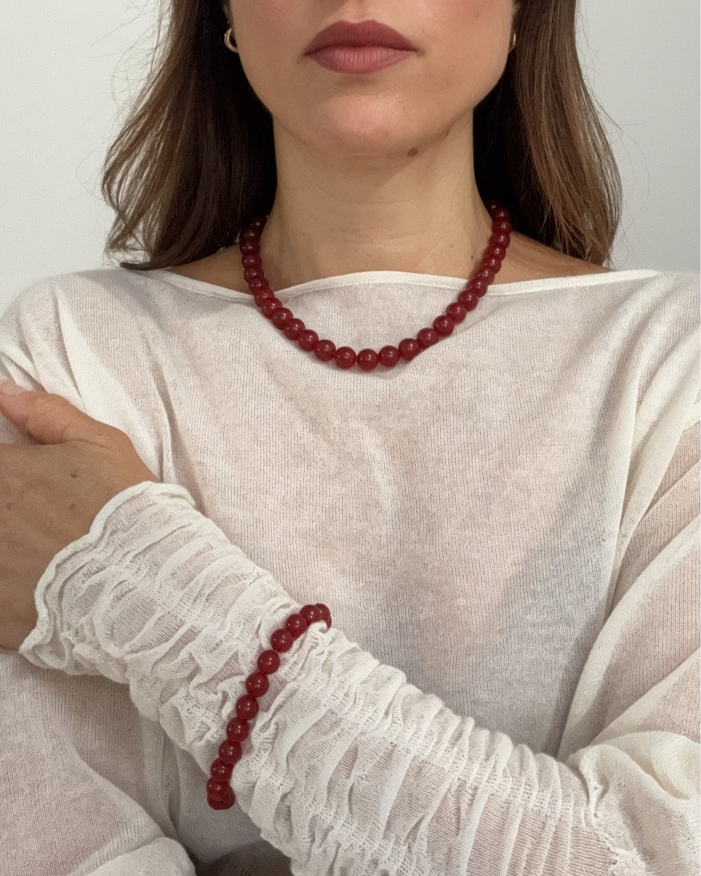 Iona Necklace - Carnelian