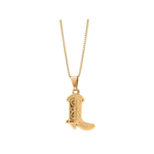 Cowboy Boot Necklace