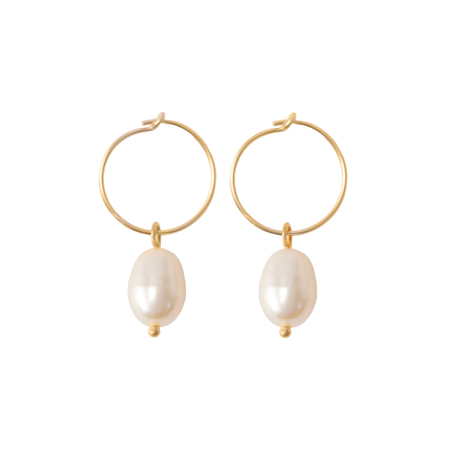 Pearl Hoops