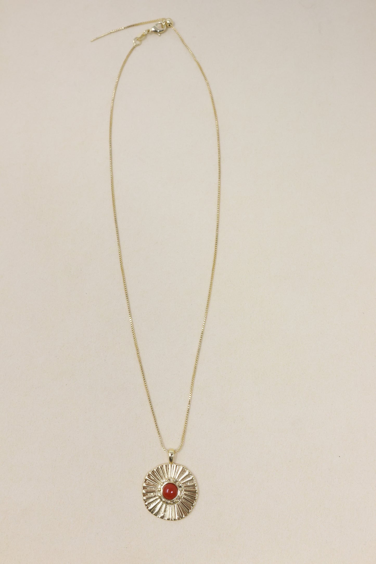 Limone Necklace  - Carnelian