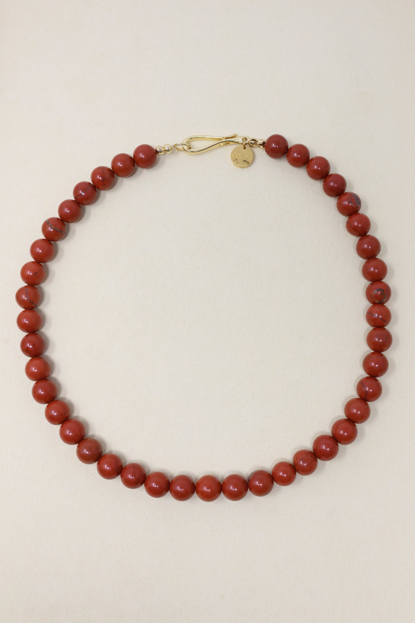 Iona Necklace - Red Jasper