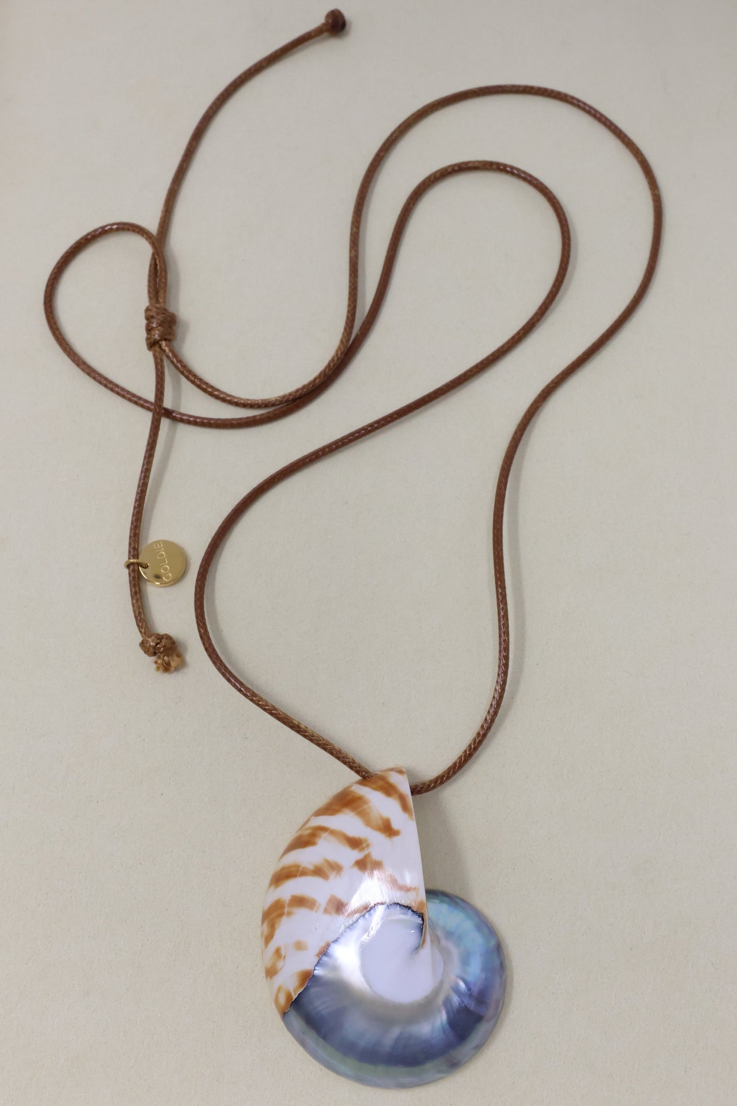 Nautilus Cord Necklace