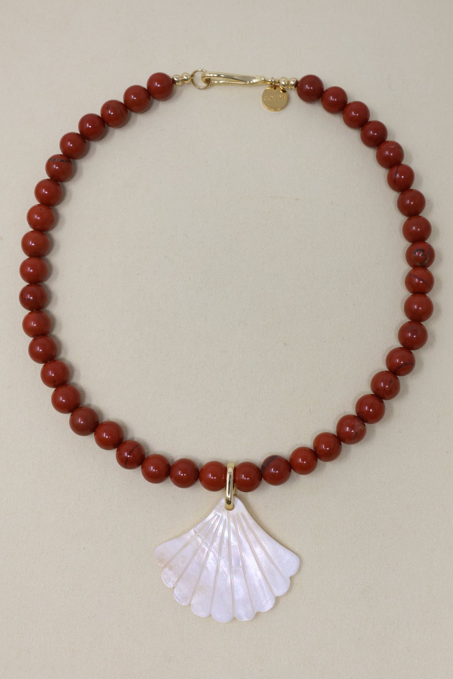 Mother of Pearl Fan Charm
