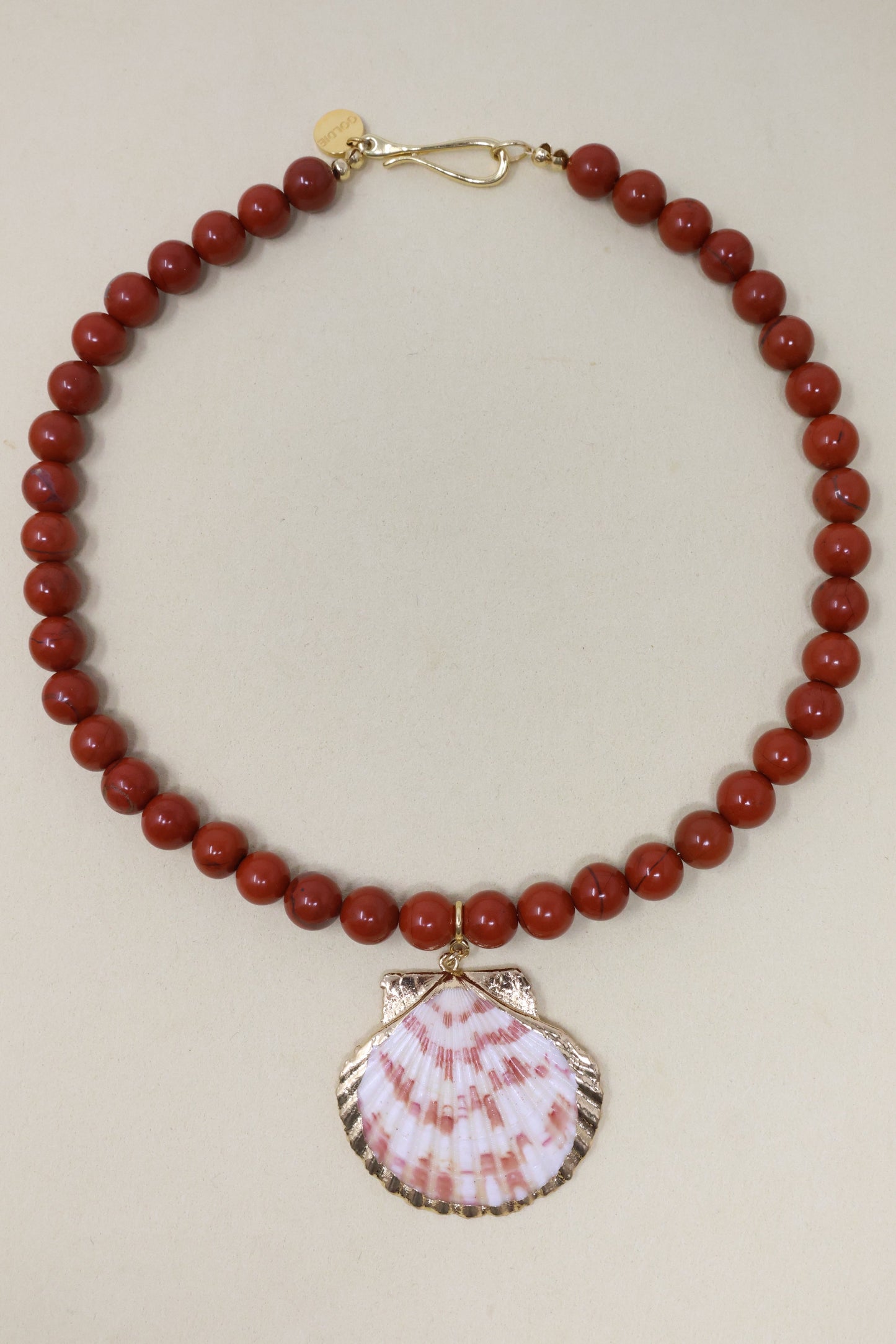 Iona Necklace - Red Jasper