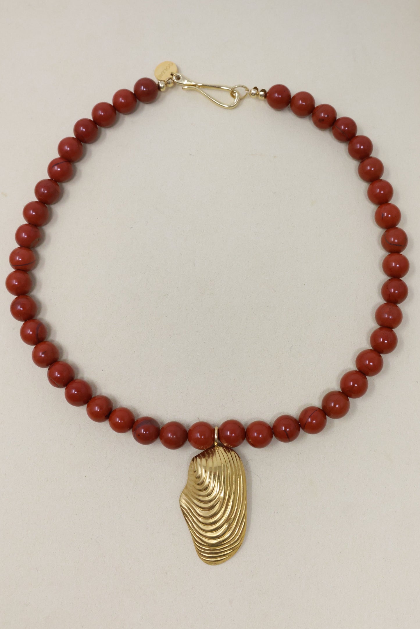 Iona Necklace - Red Jasper