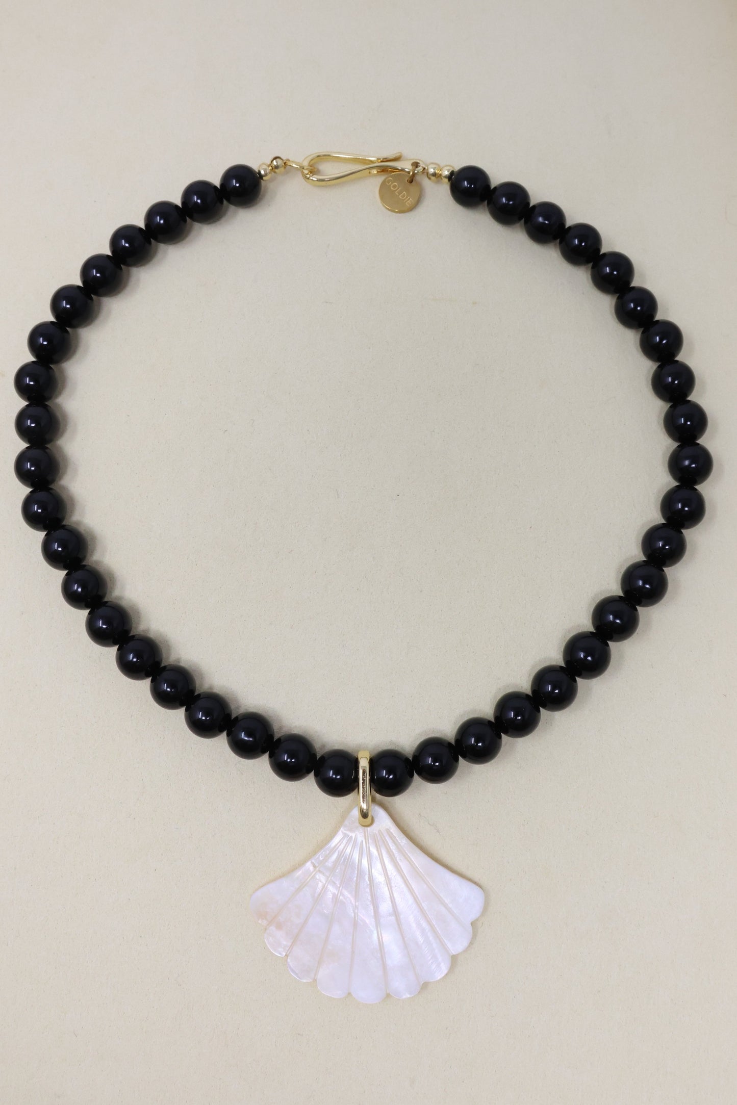 Mother of Pearl Fan Charm