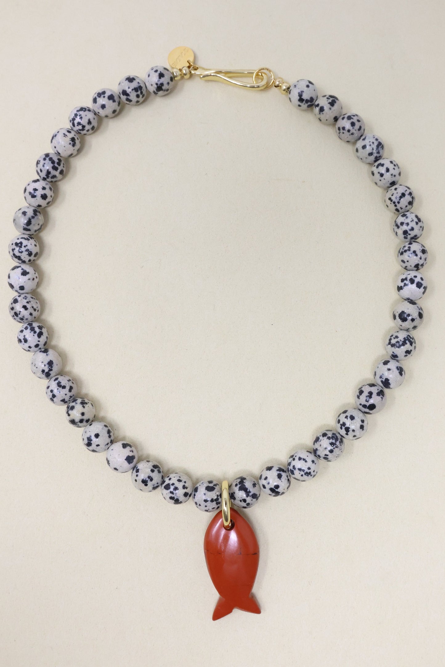 Red Jasper Fish Charm