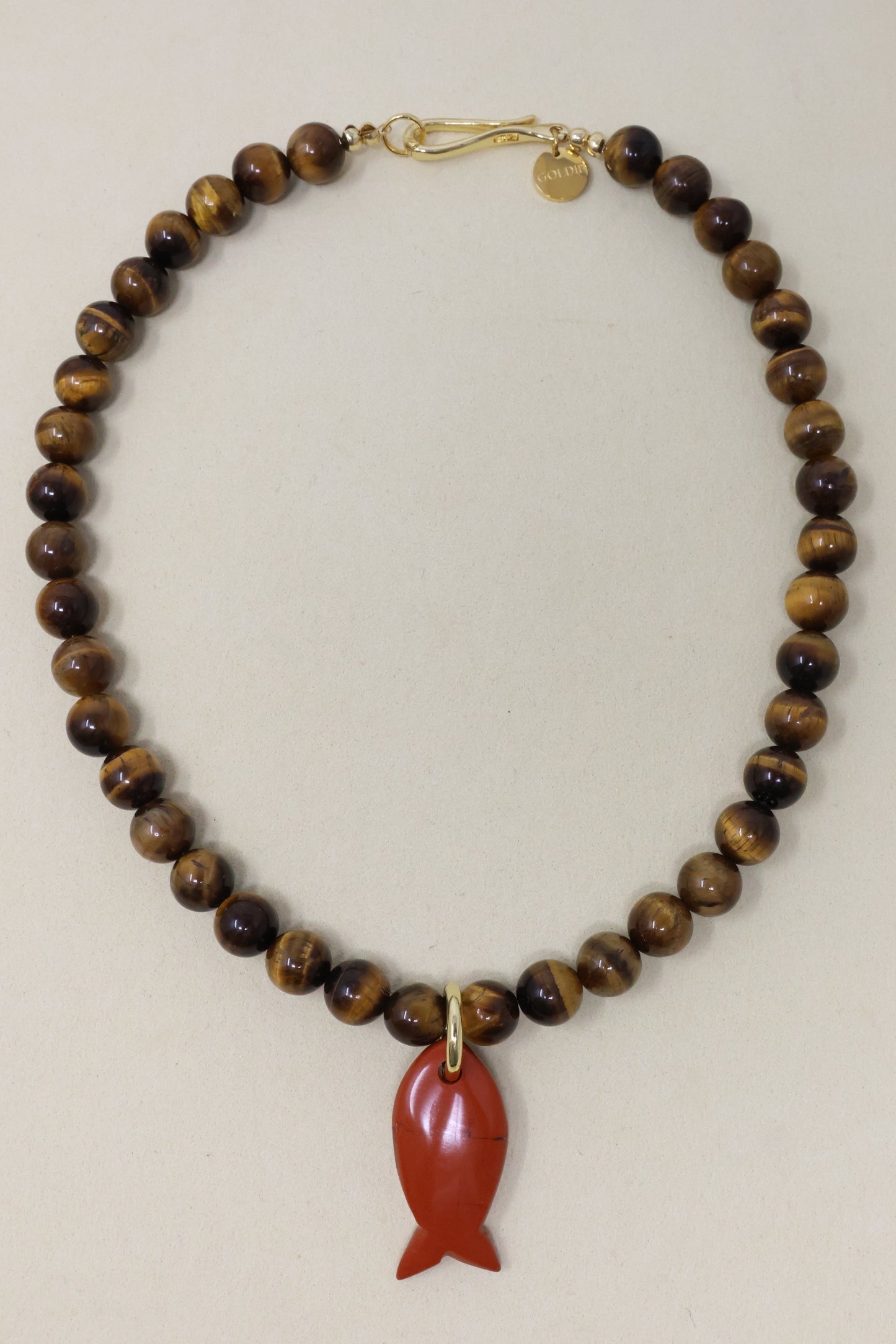 Red Jasper Fish Charm