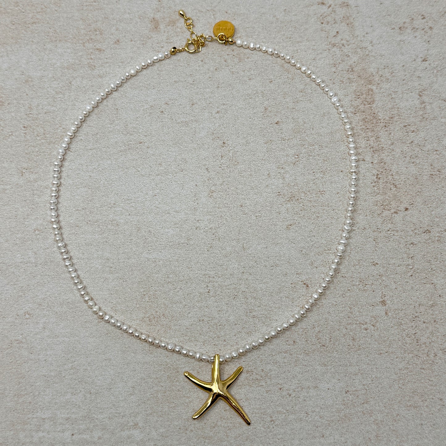 Starfish Pearl Necklace