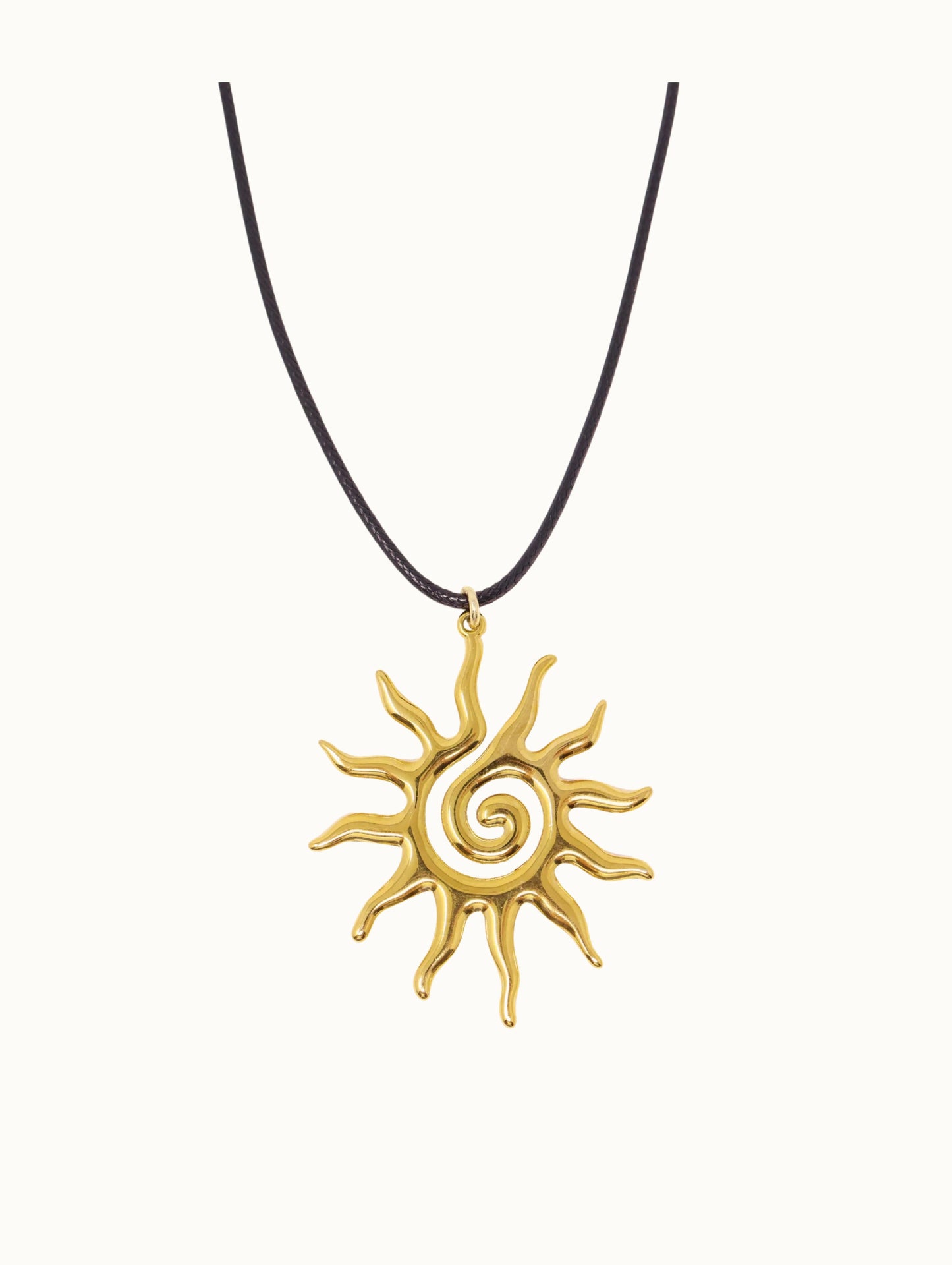 Sunburst Cord Necklace