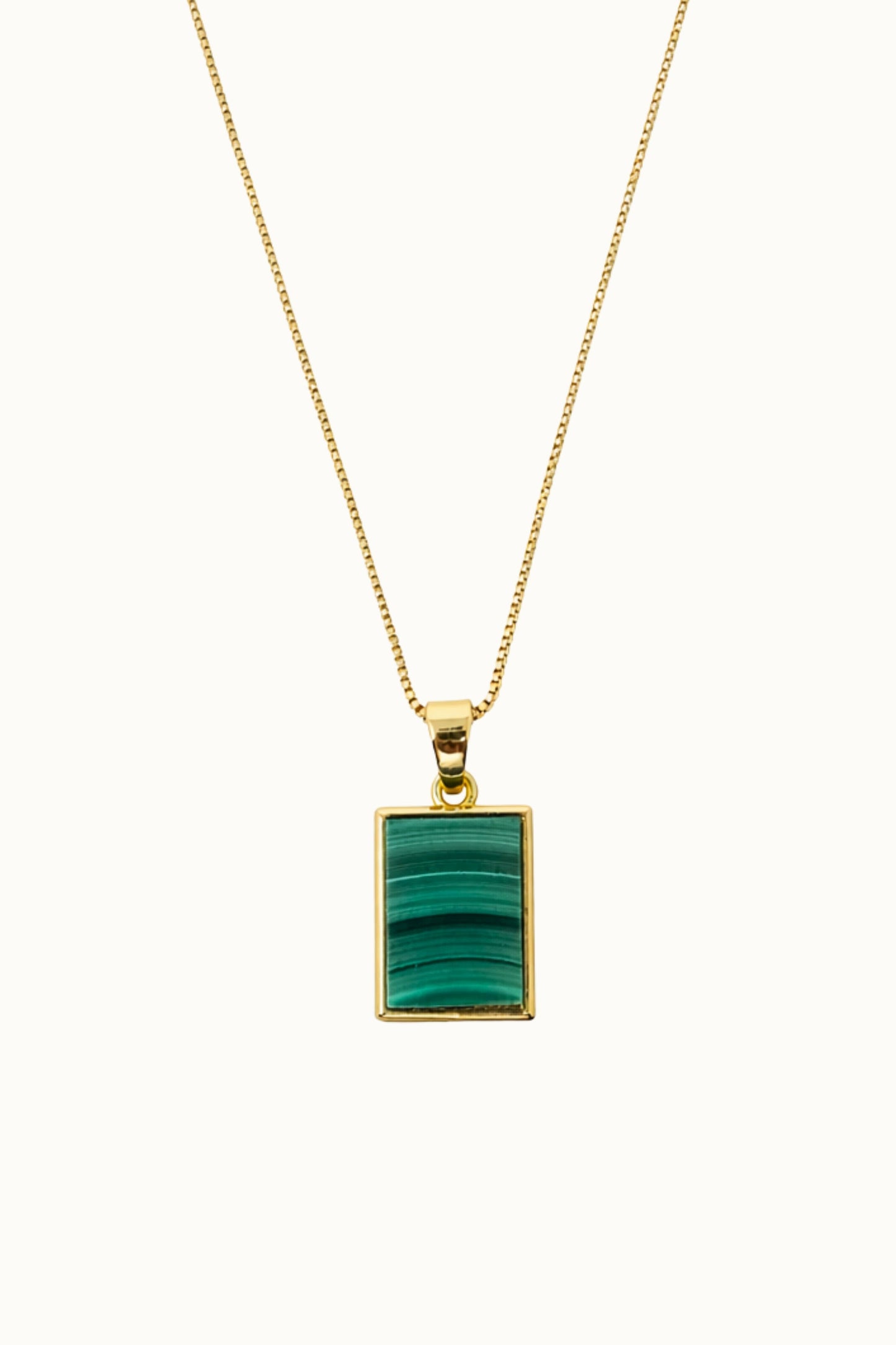 Stilla Necklace - Malachite