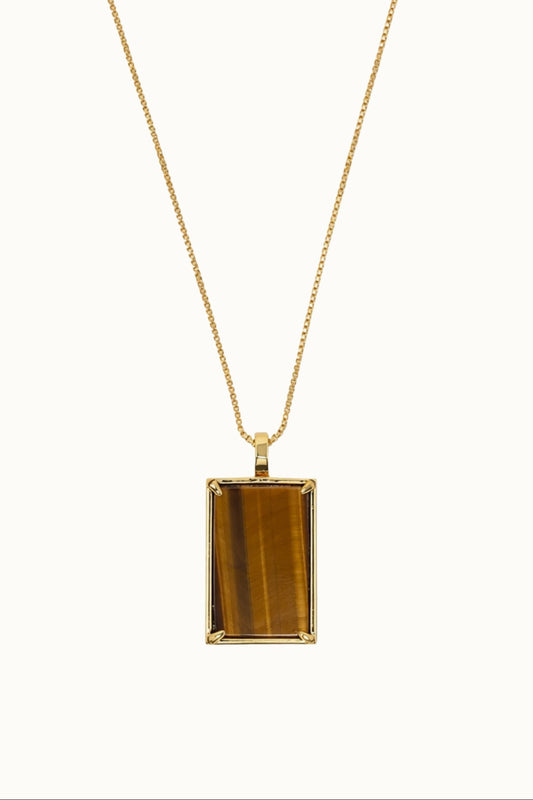 Irene Necklace - Tigers Eye