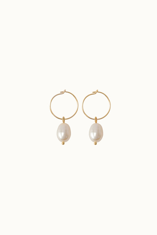 Pearl Hoops
