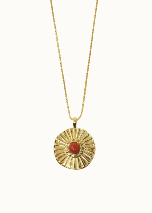Limone Necklace  - Carnelian